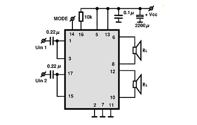 TDA8564Q I circuito eletronico